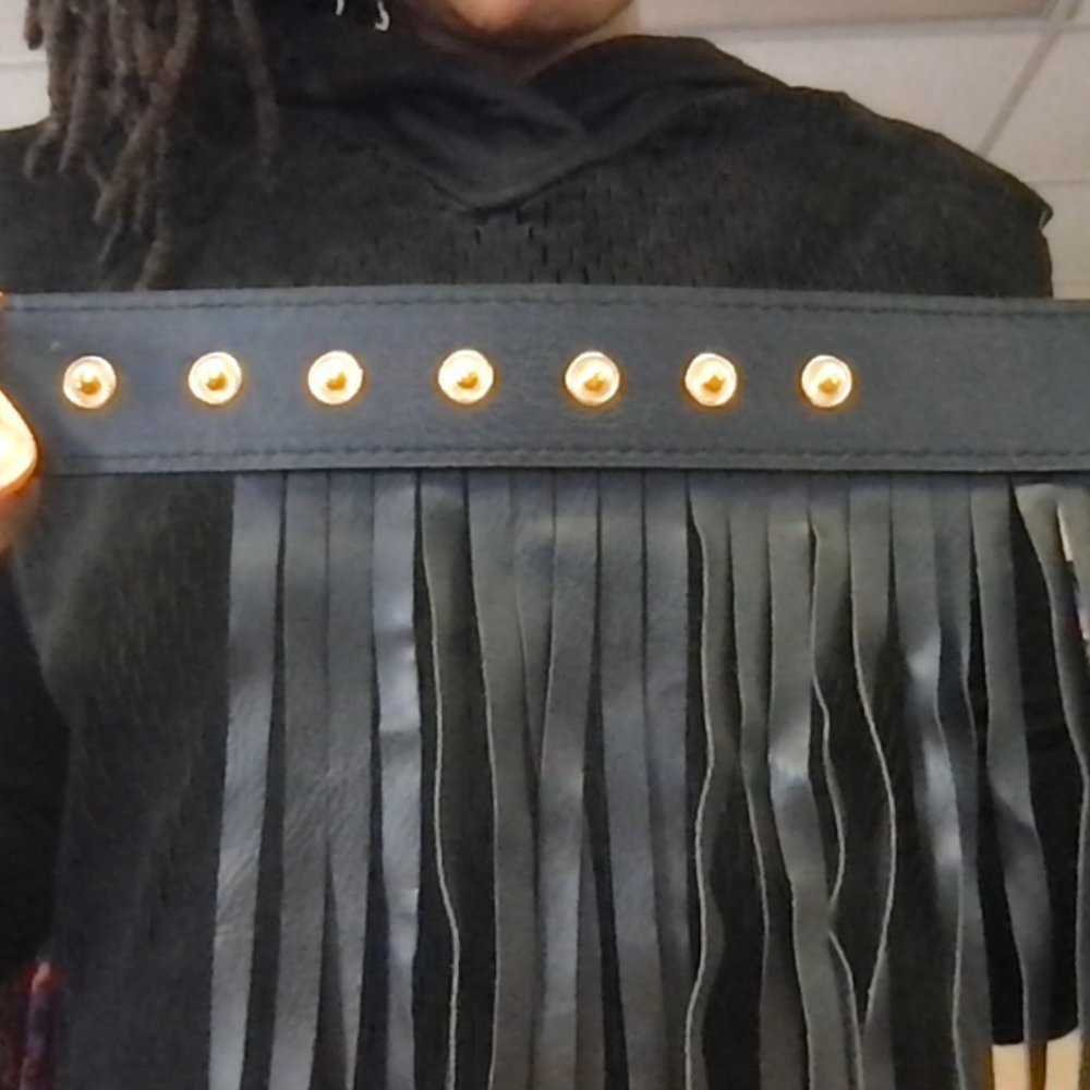 FAUX Leather Tassel Belt - Picture 7 of 7